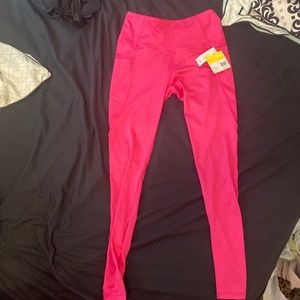 brand new hot pink leggings